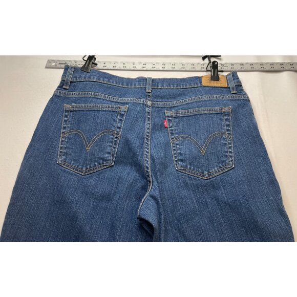 Levi's jeans womens 14 short 35 x 30 550 relaxed bootcut blue - Picture 4 of 10